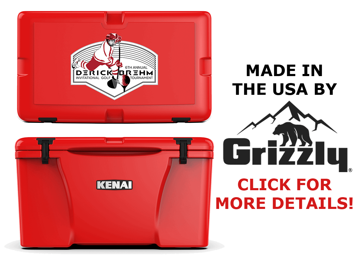 Win a Derick Brehm Invitational Golf Tournament Kenai Cooler by Grizzley