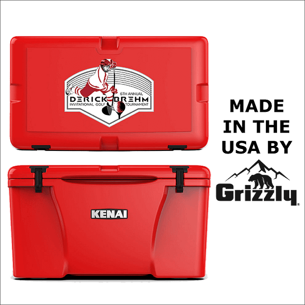 Win a Derick Brehm Invitational Golf Tournament Kenai Cooler by Grizzley